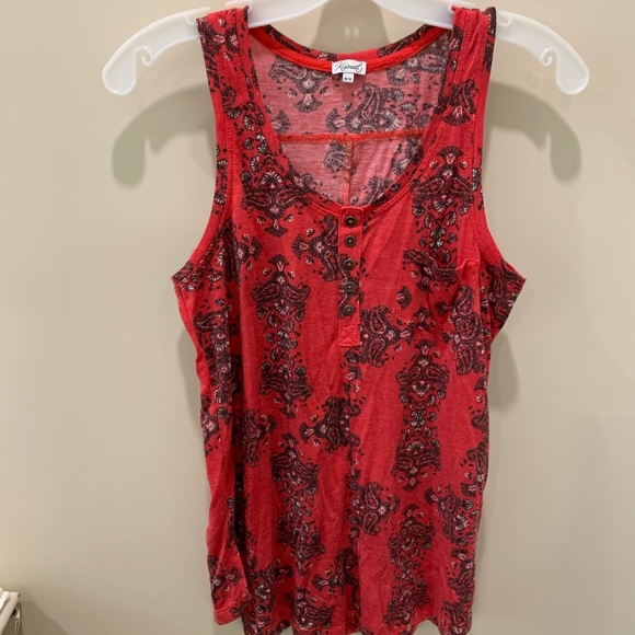 Paisley/Western print tank - Picture 1 of 5